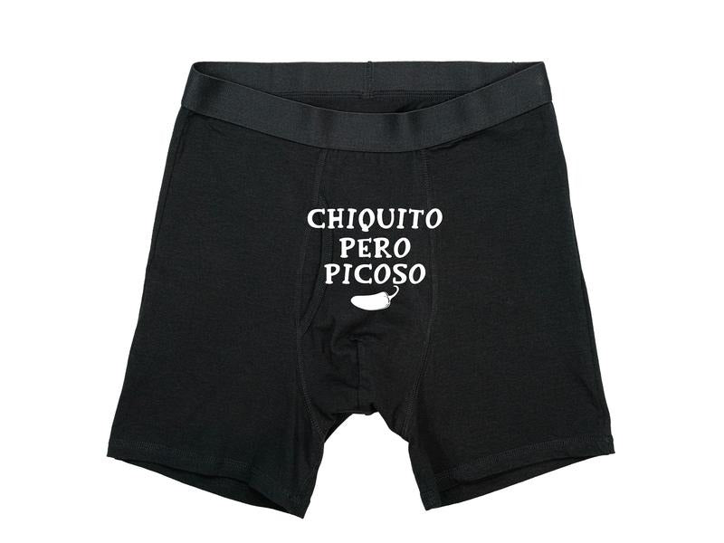Chiquita Pero Picoso Men's Underwear, Mexican Saying Husband Boxer, Valentine Gift For Boyfriend, Anniversary Gift Ideas...