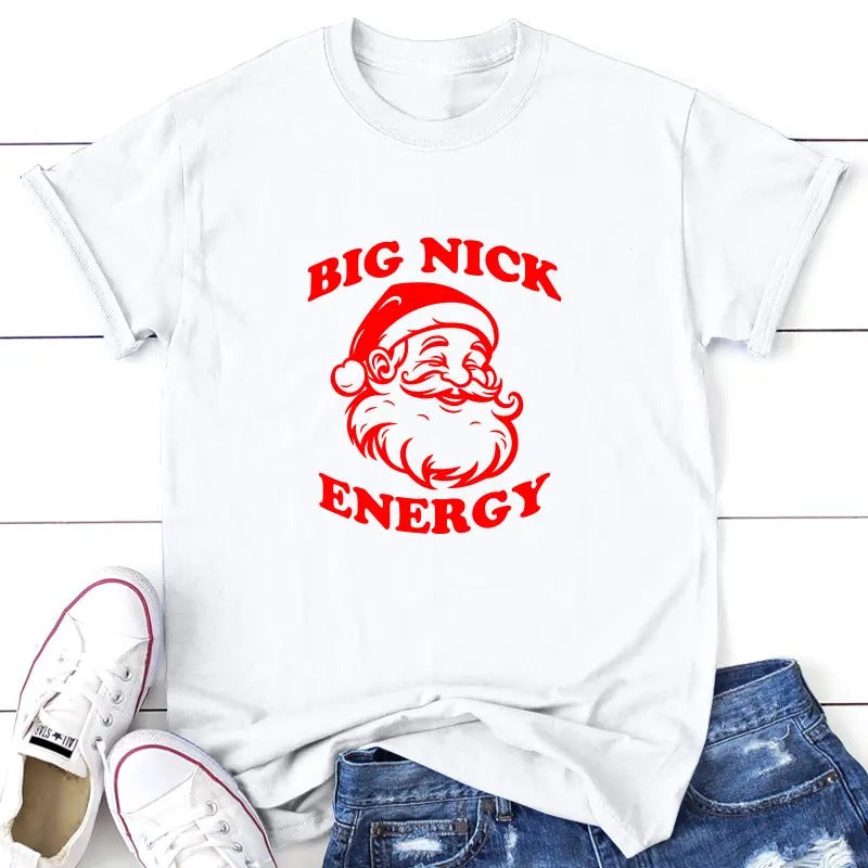 Christmas | Big Nick Energy Tee Hoodie, Sweatshirt | RetroVerseTees.com