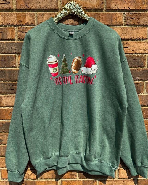 Christmas & Football Season Sweatshirt T-Shirts, Hoodie | RetroVerseTees.com