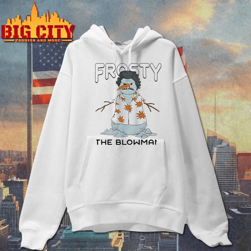 Christmas Frosty the Blowman snowman shirt