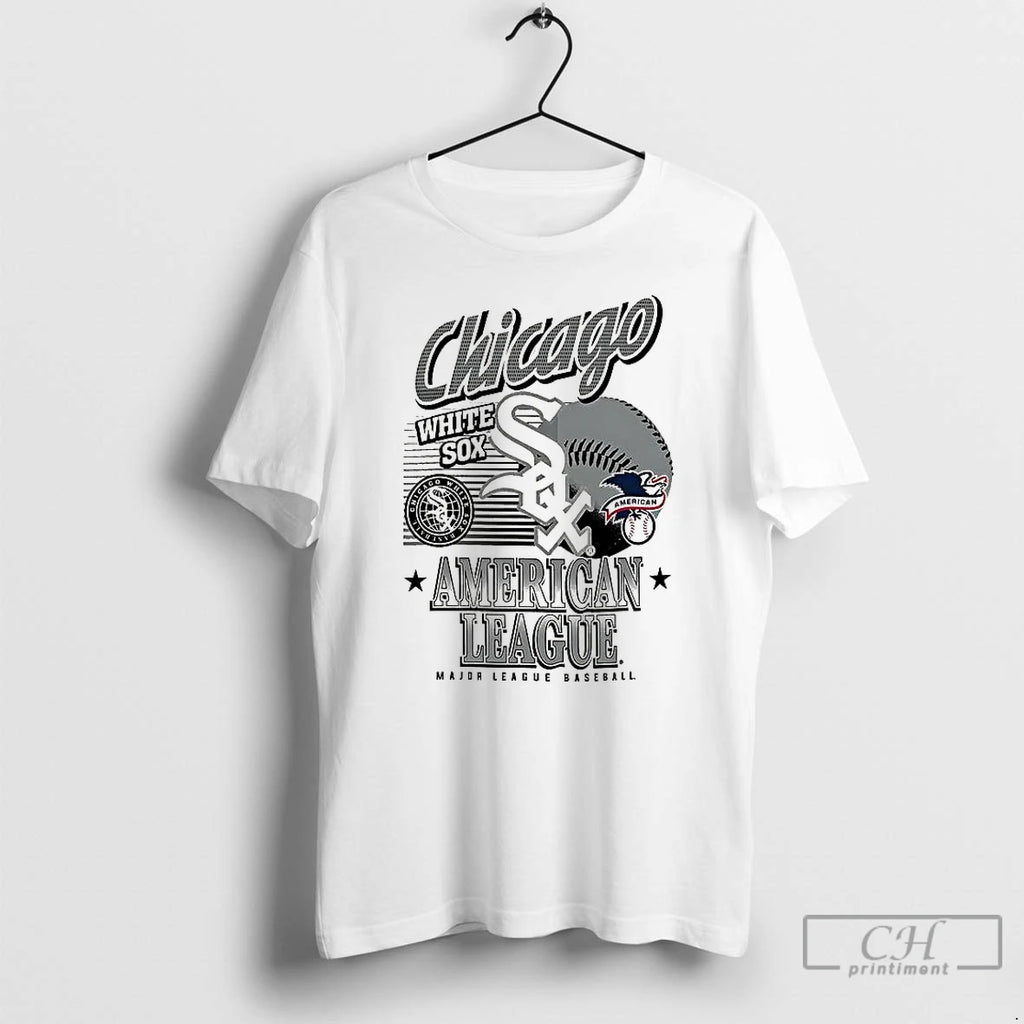 Classic Chicago White Sox Mlb American National League Logo Ball Retro T-Shirts, Hoodie, Sweatshirt | RetroVerseTees.com