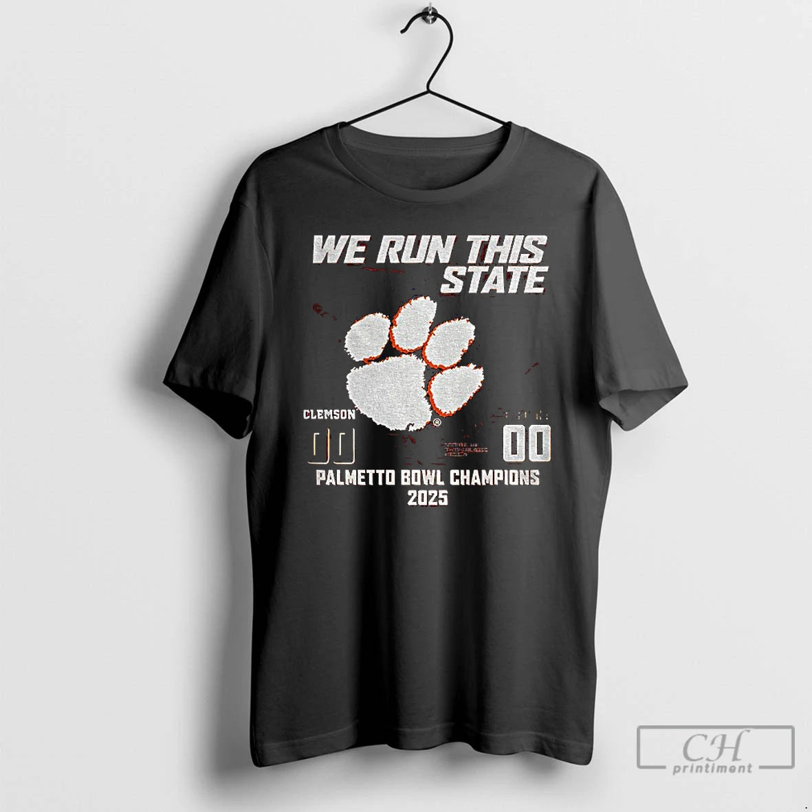 Classic Clemson Tiger Paw Vs South Carolina Gamecocks We Run This State Palmetto Bowl Champions T-Shirts, Hoodie, Sweatshirt