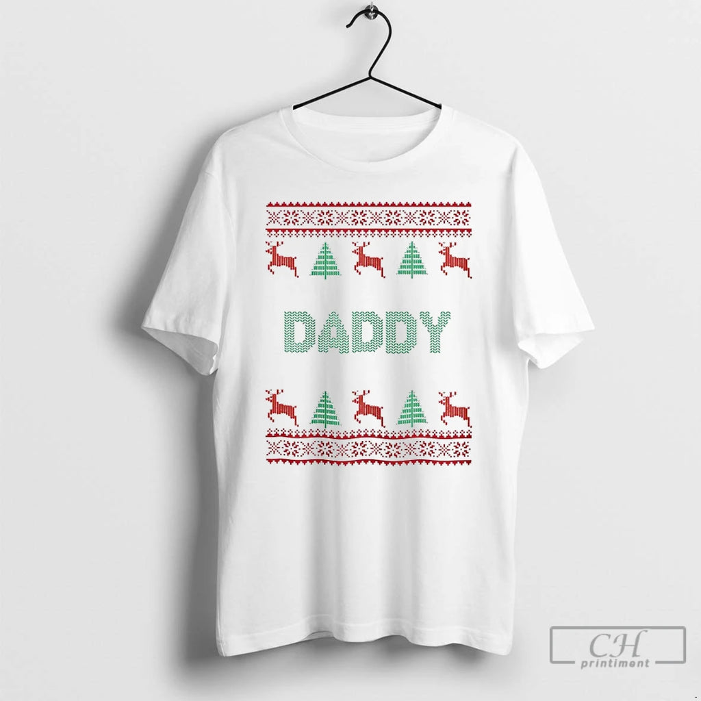 Classic Daddy 2025 Ugly Christmas T-Shirts, Hoodie, Sweatshirt | RetroVerseTees.com