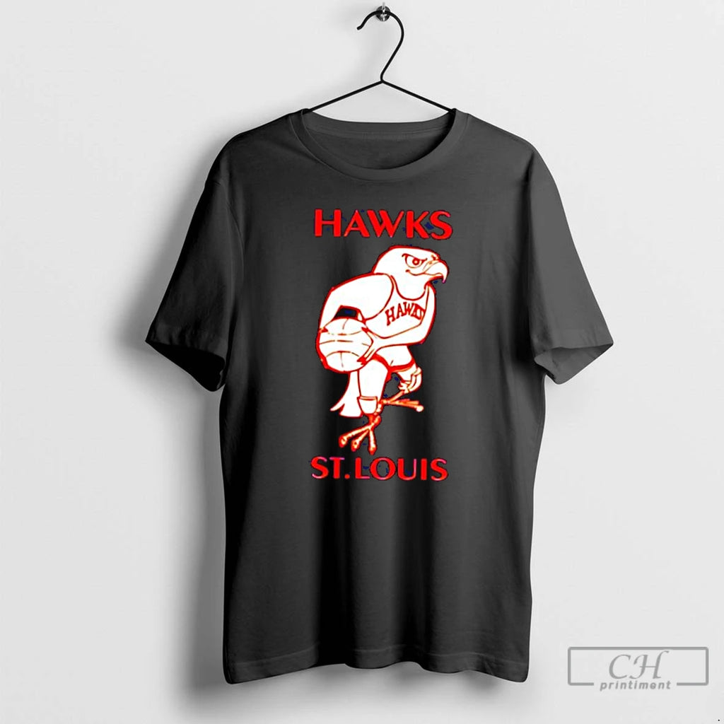 Classic Defunct St Louis Hawks Basketball T-Shirts, Hoodie, Sweatshirt | RetroVerseTees.com