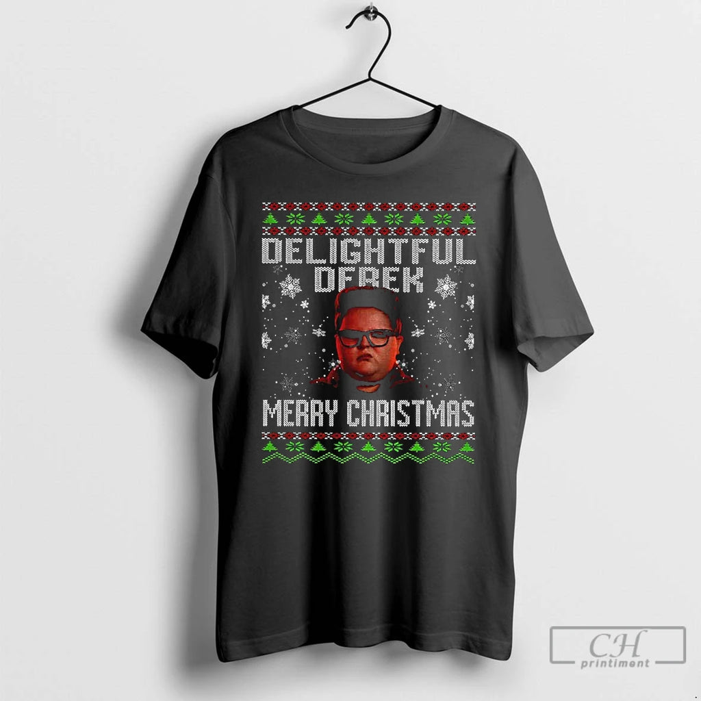 Classic Delightful Derek Merry Christmas 2025 T-Shirts, Hoodie, Sweatshirt | RetroVerseTees.com
