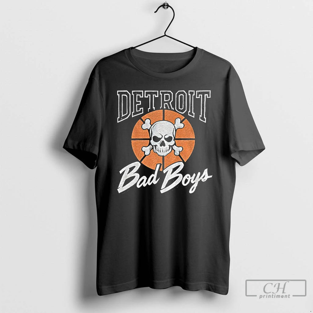 Classic Detroit Bad Boys Detroit Pistons Basketball Champion Skull T-Shirts, Hoodie, Sweatshirt | RetroVerseTees.com