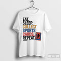 Classic Eat Sleep Collect Sports Cards Repeat Collecting Basketball T-Shirts, Hoodie, Sweatshirt | RetroVerseTees.com