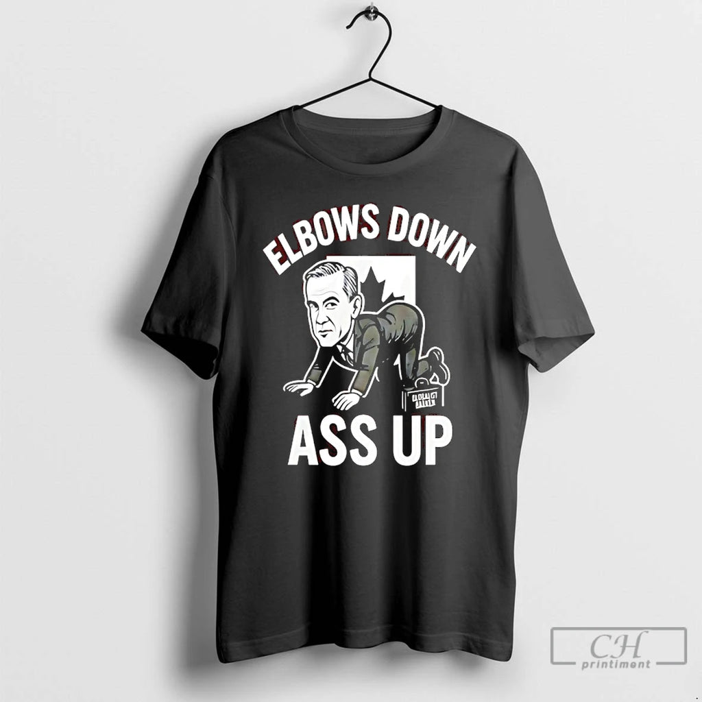 Classic Elbows Down Ass Up Canada Flag T-Shirts, Hoodie, Sweatshirt | RetroVerseTees.com