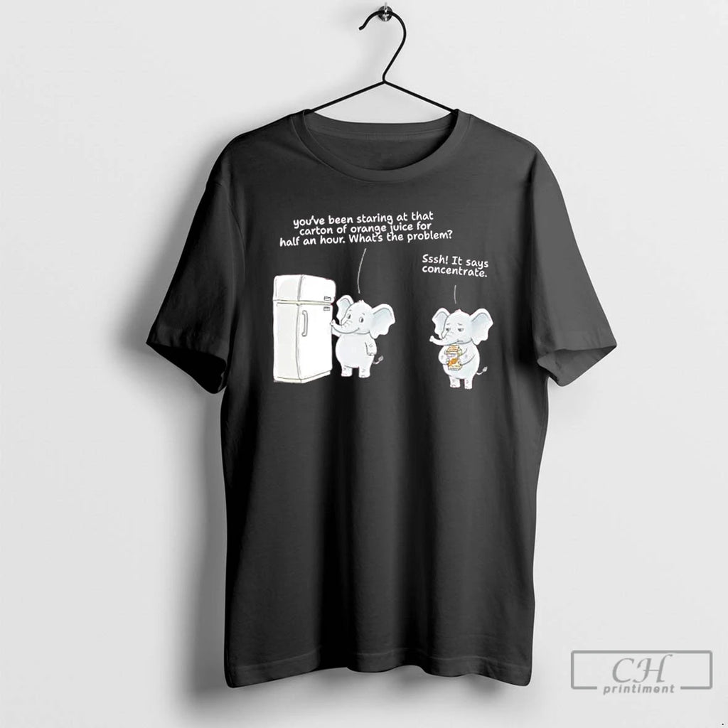Classic Elephant Concentrate Funny Juice Pun T-Shirts, Hoodie, Sweatshirt | RetroVerseTees.com