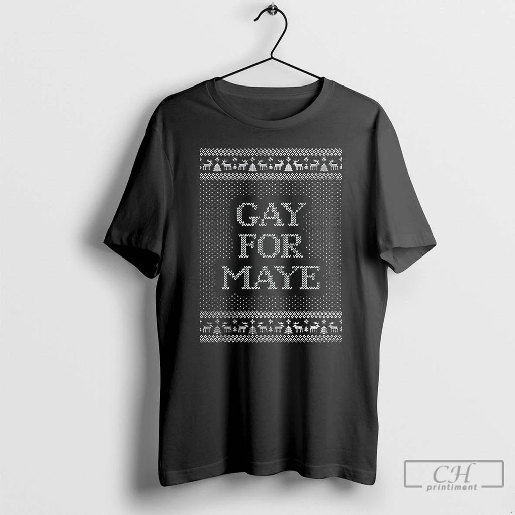 Classic Gay For Maye Drake Maye Ugly Xmas T-Shirts, Hoodie, Sweatshirt | RetroVerseTees.com