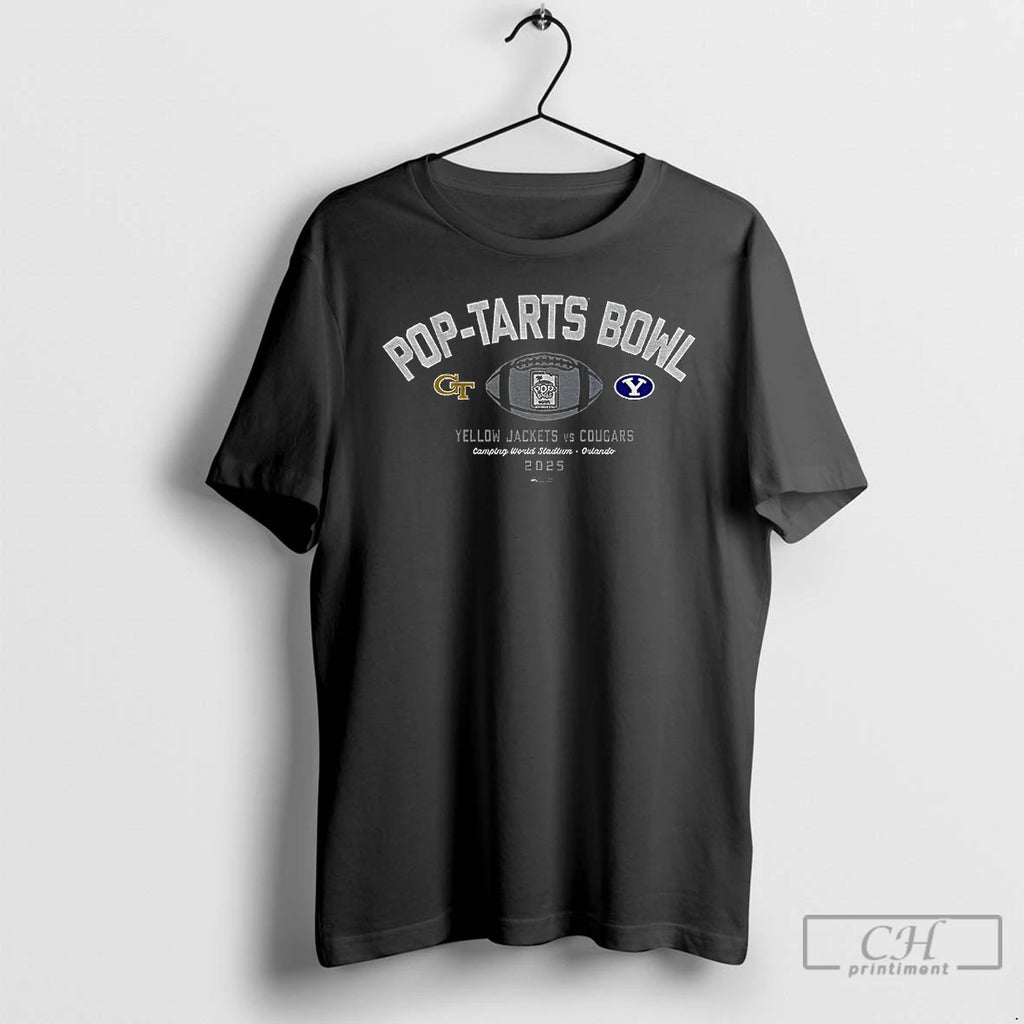 Classic Georgia Tech Yellow Jackets Vs Byu Cougars 2025 Pop Tarts Bowl 2 Team T-Shirts, Hoodie, Sweatshirt