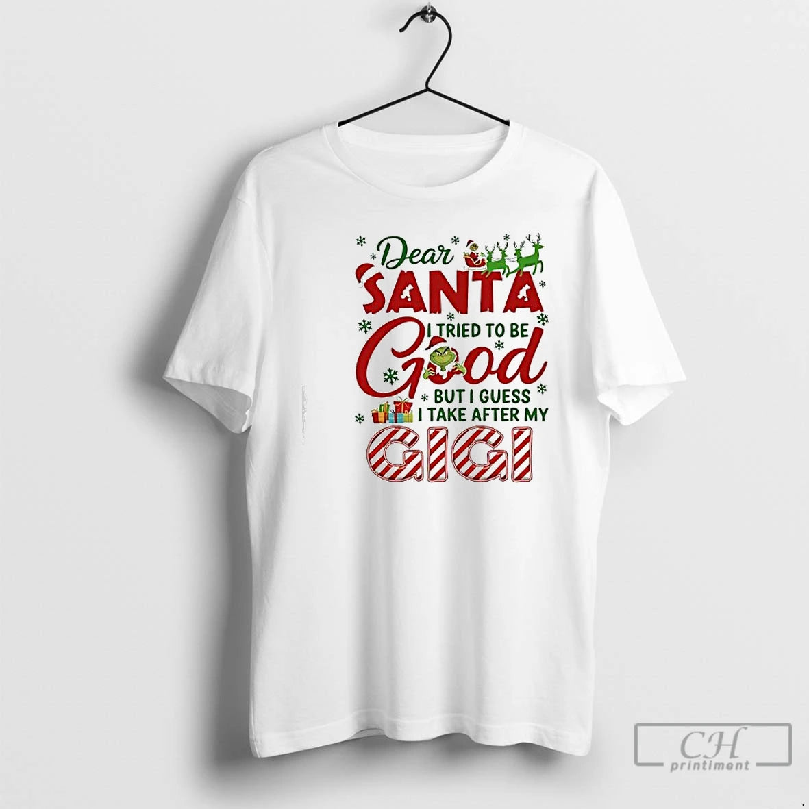 Classic Grinch Dear Santa I Tried To Be Good But I Guess I Take After T-Shirts, Hoodie, Sweatshirt | RetroVerseTees.com