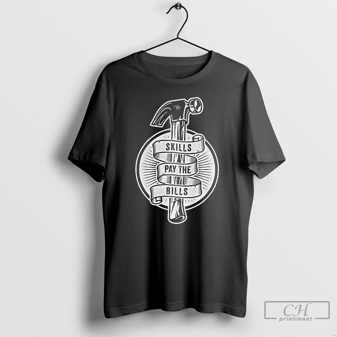 Classic Hammer Skills Pay The Bills T-Shirts, Hoodie, Sweatshirt | RetroVerseTees.com