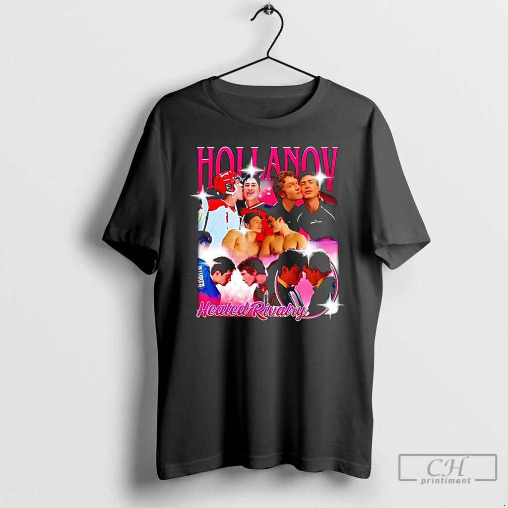 Classic Hollanov Heated Rivalry Graphic T-Shirts, Hoodie, Sweatshirt | RetroVerseTees.com