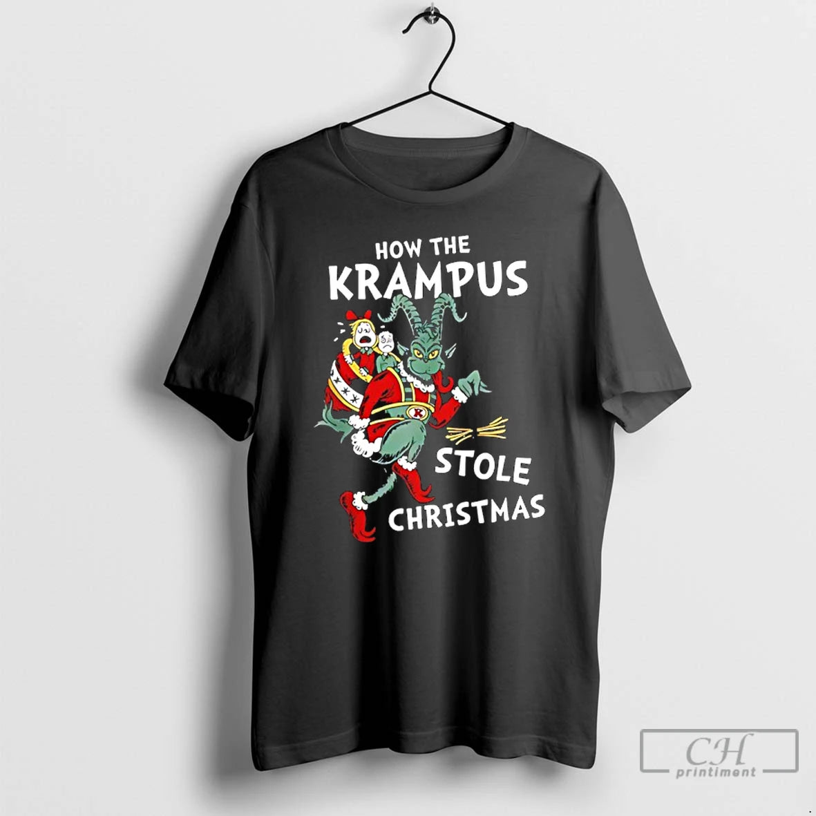 Classic How The Krampus Stole Christmas T-Shirts, Hoodie, Sweatshirt | RetroVerseTees.com