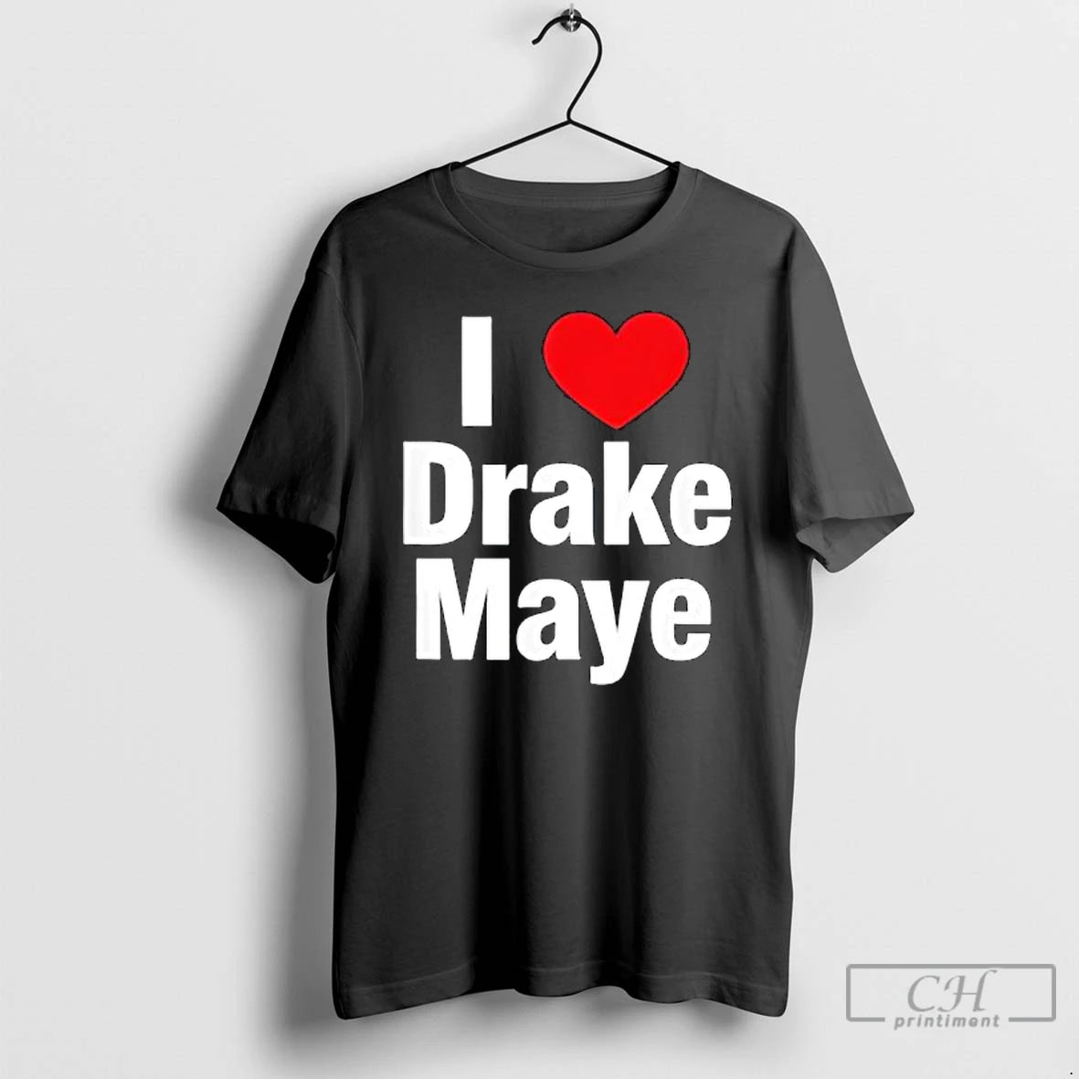 Classic I Love Drake Fan Bold Heart Graphic T-Shirts, Hoodie, Sweatshirt | RetroVerseTees.com