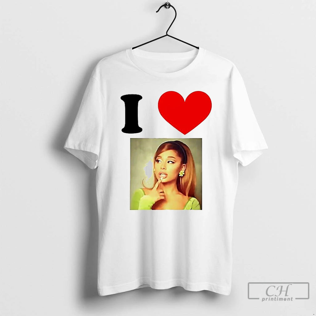 Classic I Love Ariana Heart Music Lover T-Shirts, Hoodie, Sweatshirt | RetroVerseTees.com