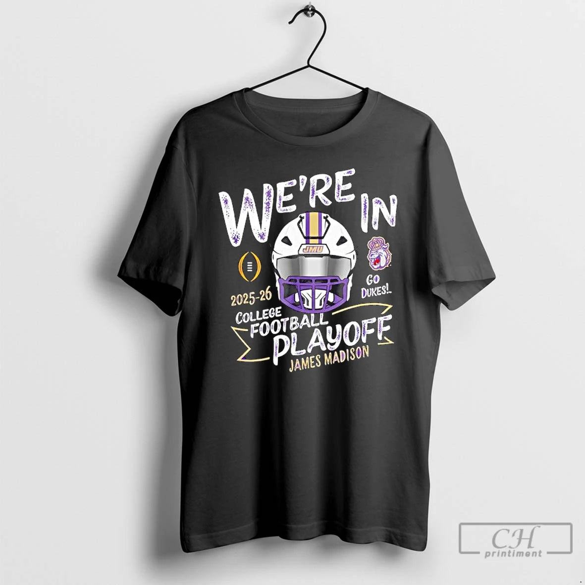 Classic James Madison Dukes Cfp College Football Playoff 2025 26 Logo T-Shirts, Hoodie, Sweatshirt | RetroVerseTees.com