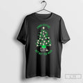 Classic Kinda Festive But Not Too Much Skulls Christmas Tree Cat T-Shirts, Hoodie, Sweatshirt | RetroVerseTees.com