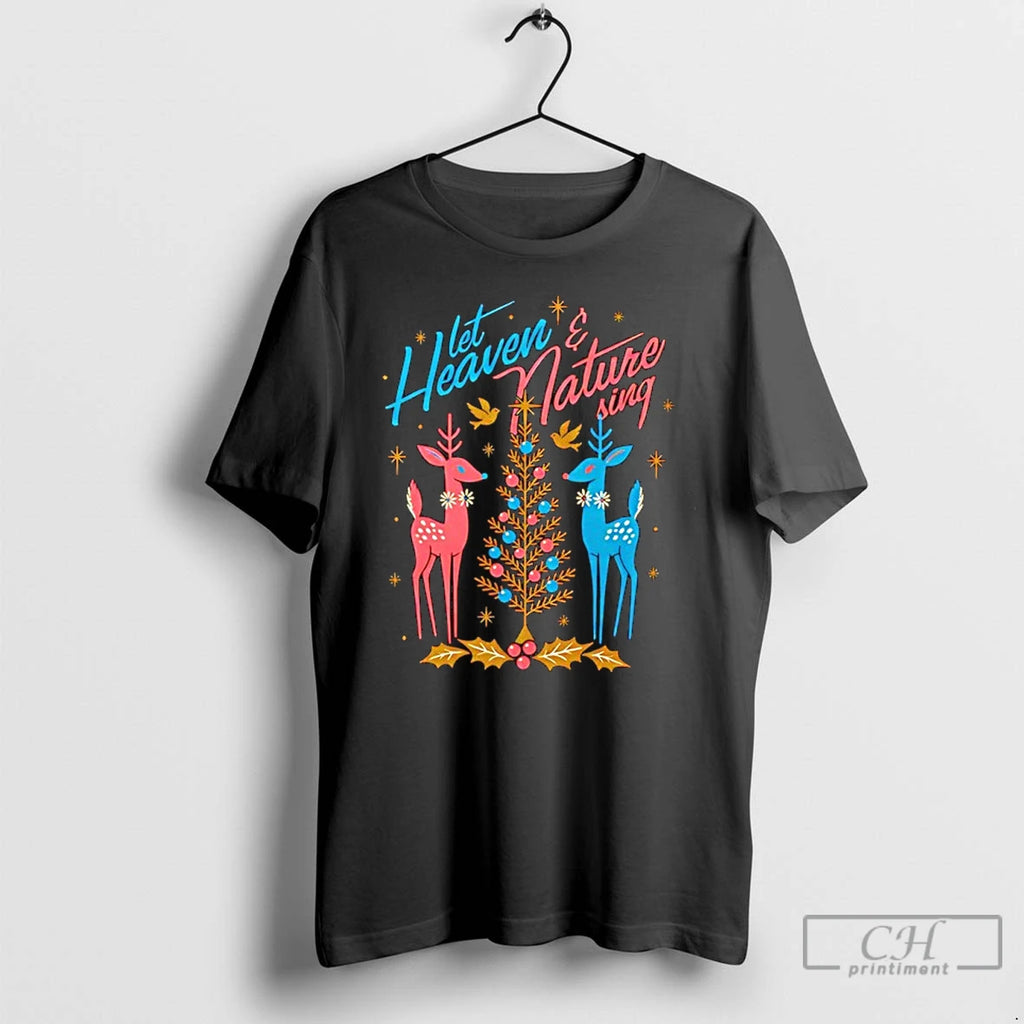 Classic Let Heaven And Nature Sing Christmas T-Shirts, Hoodie, Sweatshirt | RetroVerseTees.com