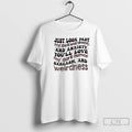 Classic Look Past My Awkwardness And Anxiety Text T-Shirts, Hoodie, Sweatshirt | RetroVerseTees.com