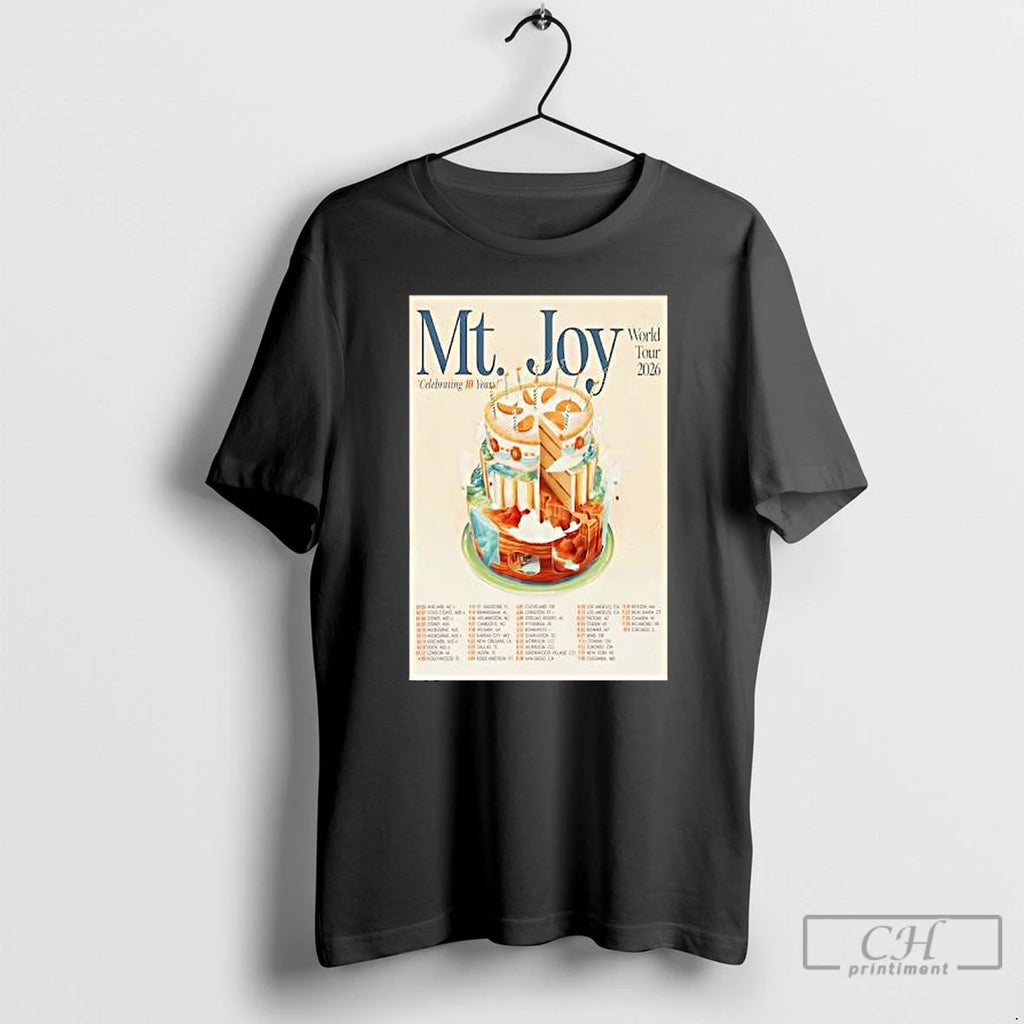 Classic Mt Joy World Tour 2026 Celebrating 10 Years T-Shirts, Hoodie, Sweatshirt | RetroVerseTees.com