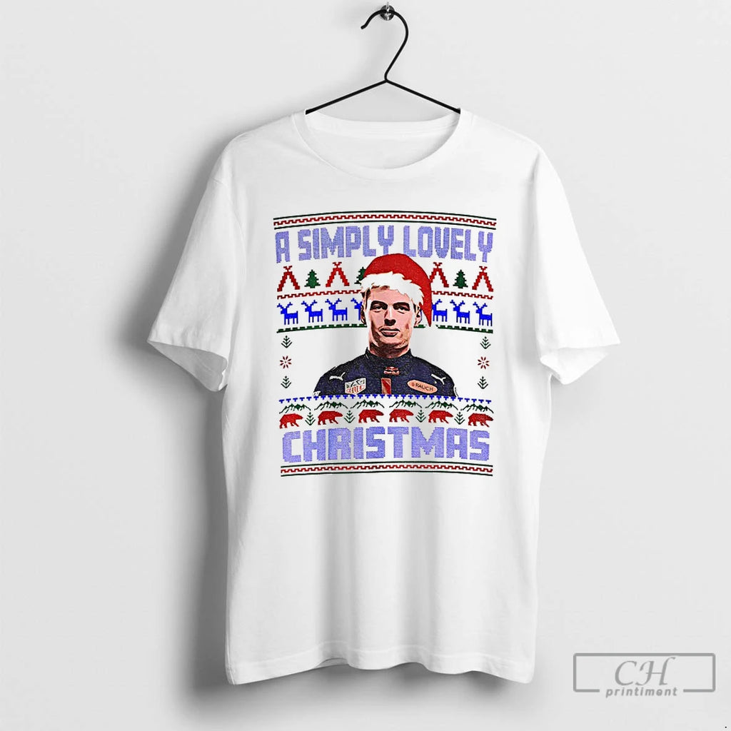 Classic Max Verstappen Santa Hat A Simply Lovely Christmas 2025 T-Shirts, Hoodie, Sweatshirt | RetroVerseTees.com
