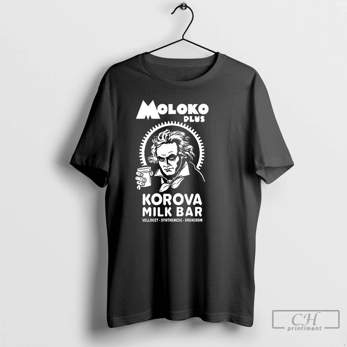Classic Moloko Plus Korova Milk Bar Alex A Clockwork Orange Retro T-Shirts, Hoodie, Sweatshirt | RetroVerseTees.com