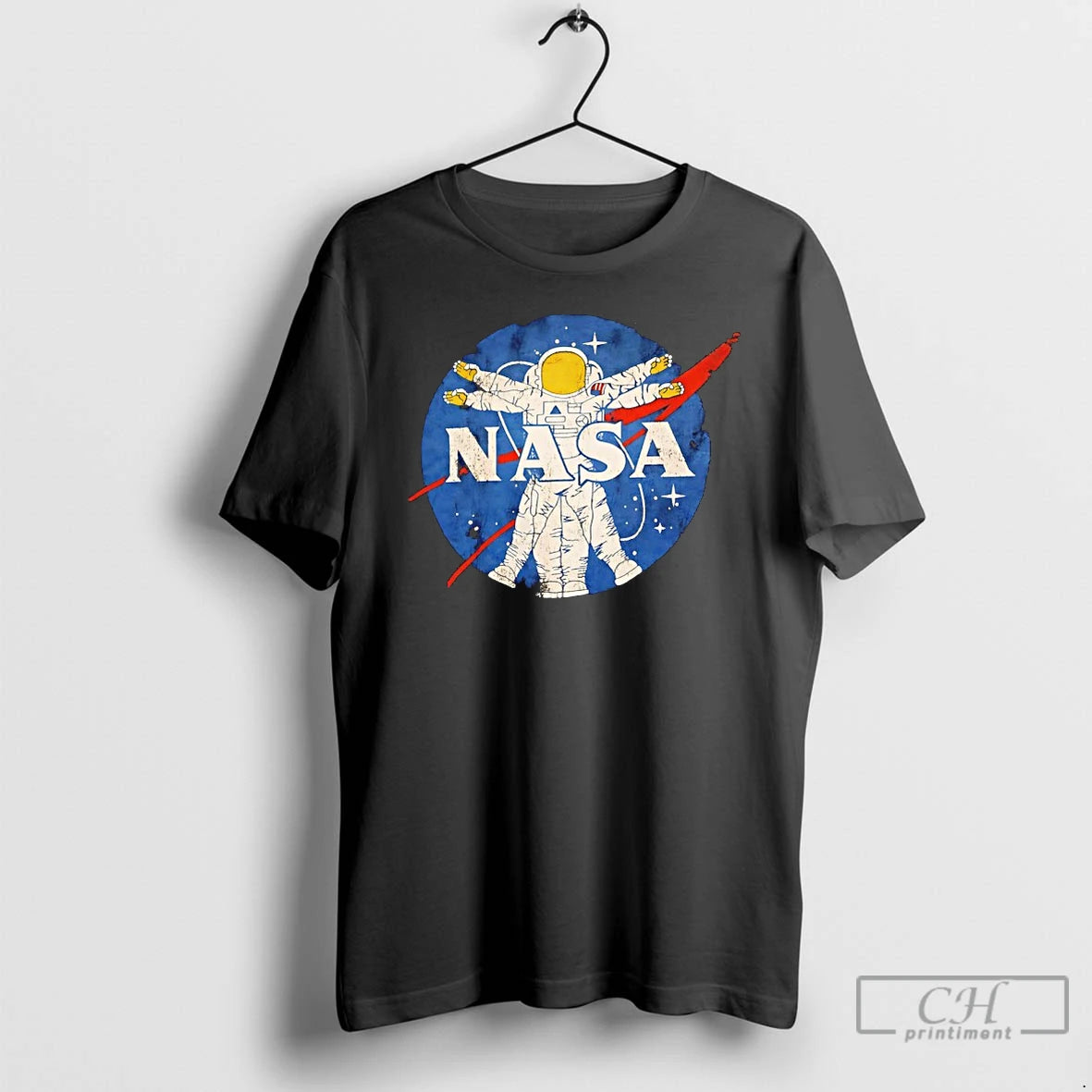 Classic Nasa Da Vinci Vitruvian Man Astronaut T-Shirts, Hoodie, Sweatshirt | RetroVerseTees.com