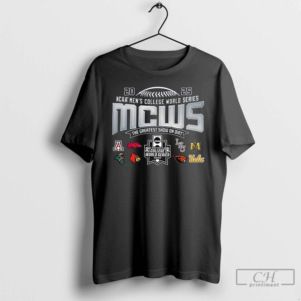 Classic Ncaa Mens College World Series Mcws The Greatest Show On Dirt 2025 8 Teams