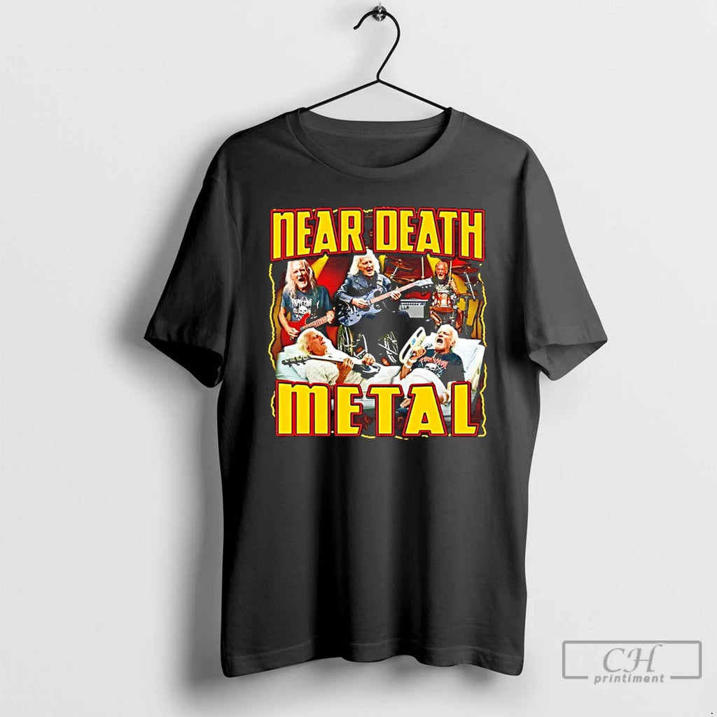 Classic Near Death Metal Graphic 90s Vintage T Shirts Hoodie Longsleeve