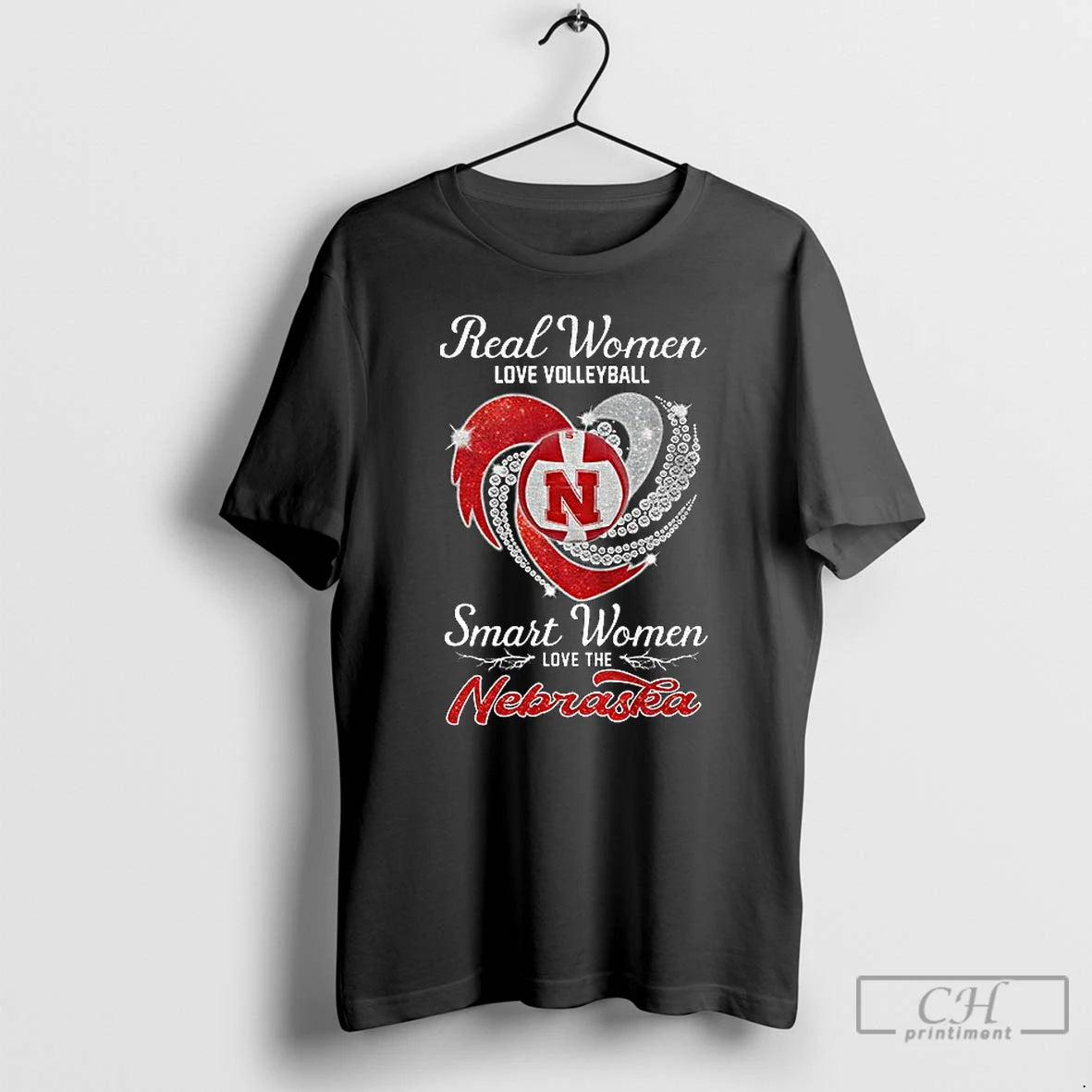 Classic Nebraska Cornhuskers Real Women Love Volleyball Smart Women Love The Nebraska T Shirts Sweater Hoodie, Sweatshirt