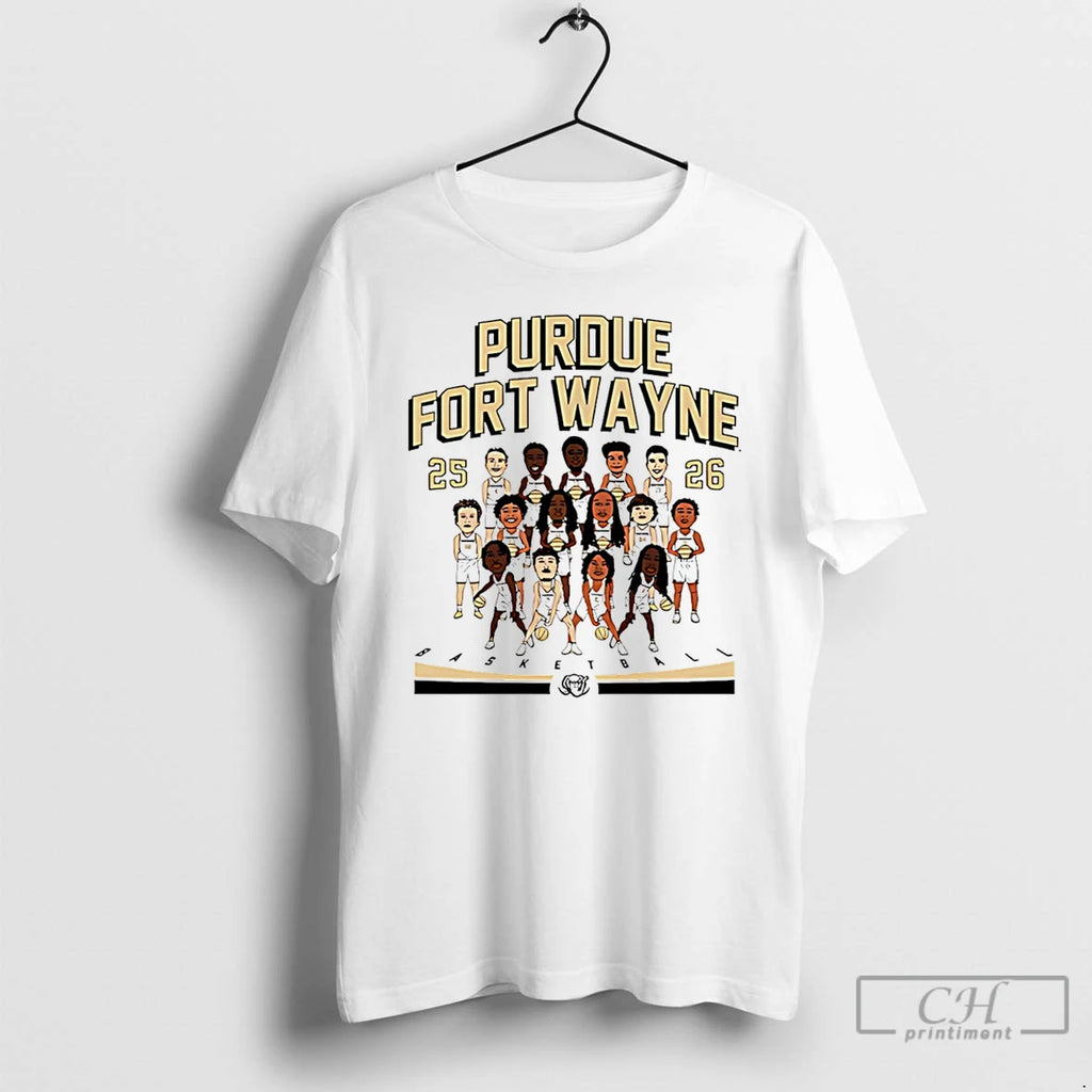Classic Pfw Mens Basketball Ncaa Team Caricature 25 26 T-Shirts, Hoodie, Sweatshirt | RetroVerseTees.com