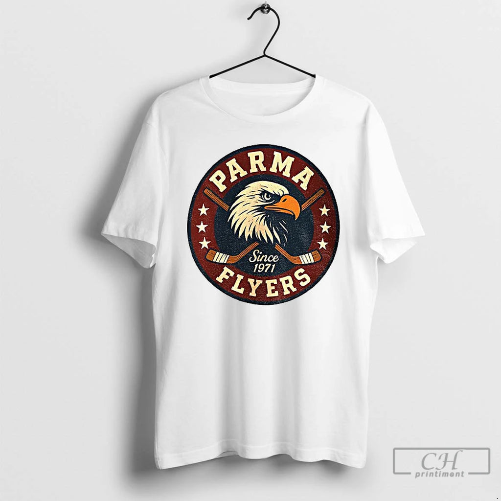 Classic Parma Flyers Eagle Since 1971 T-Shirts, Hoodie, Sweatshirt | RetroVerseTees.com