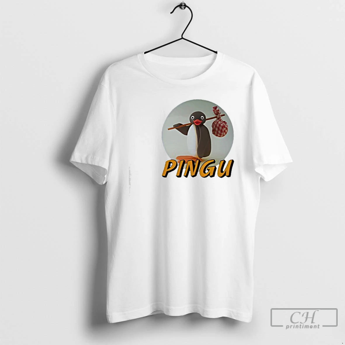 Classic Pingu Logo Cute T-Shirts, Hoodie, Sweatshirt | RetroVerseTees.com
