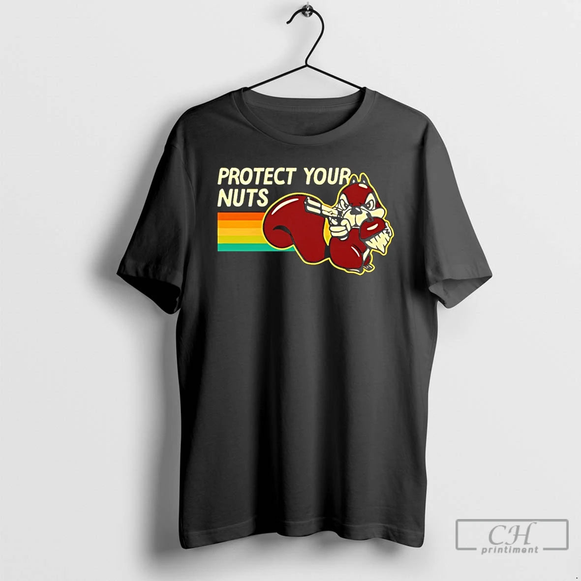 Classic Protect Your Nuts Squirrel Pun National Nut Day T Shirts Hoodie Longsleeve