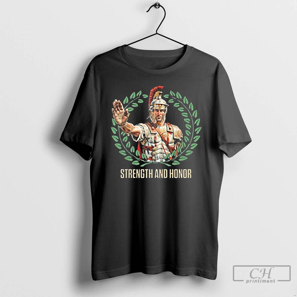 Classic Strength And Honor Spatant T-Shirts, Hoodie, Sweatshirt | RetroVerseTees.com