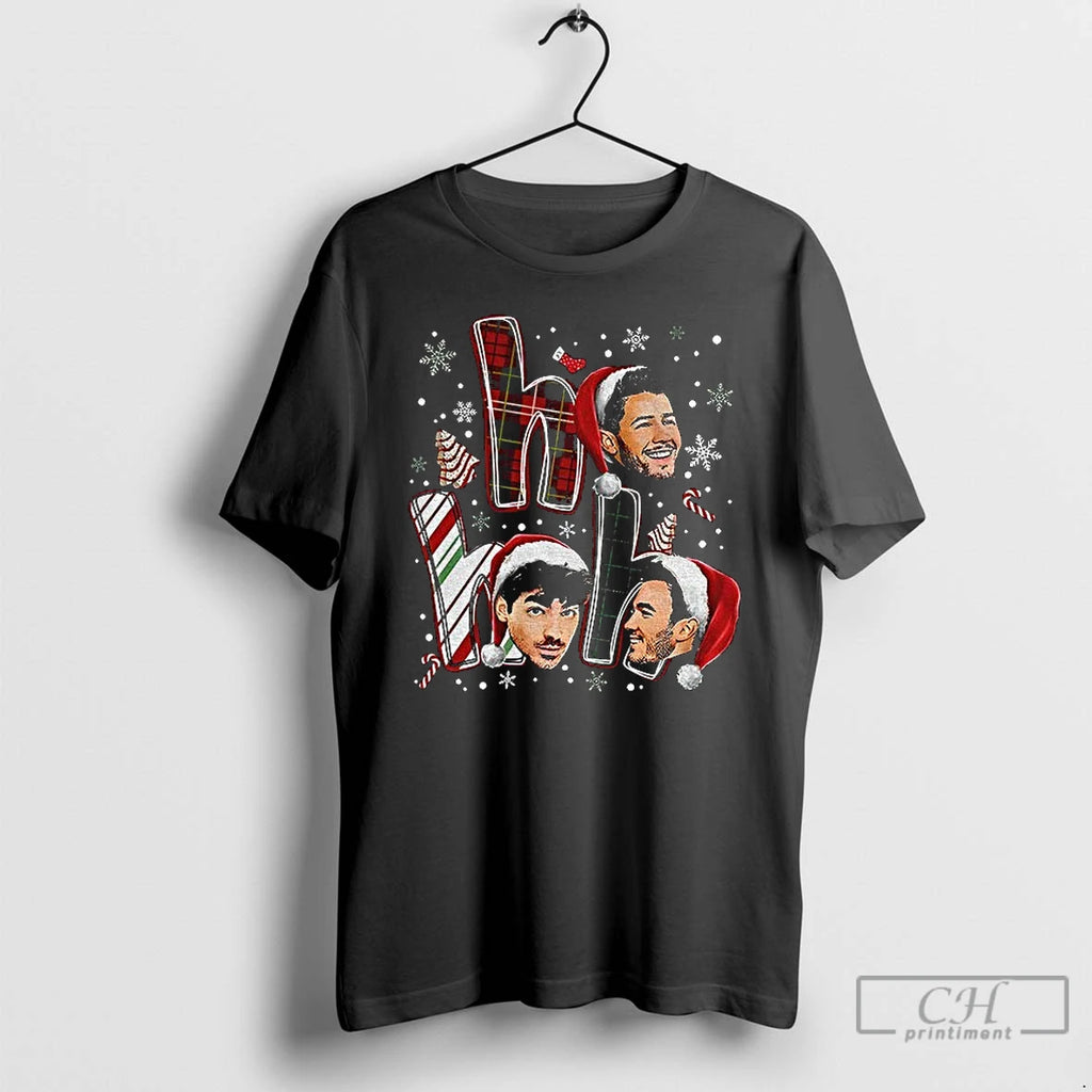 Classic Style Jonas Brothers Concert Christmas Ho Ho Ho T-Shirts, Hoodie, Sweatshirt | RetroVerseTees.com