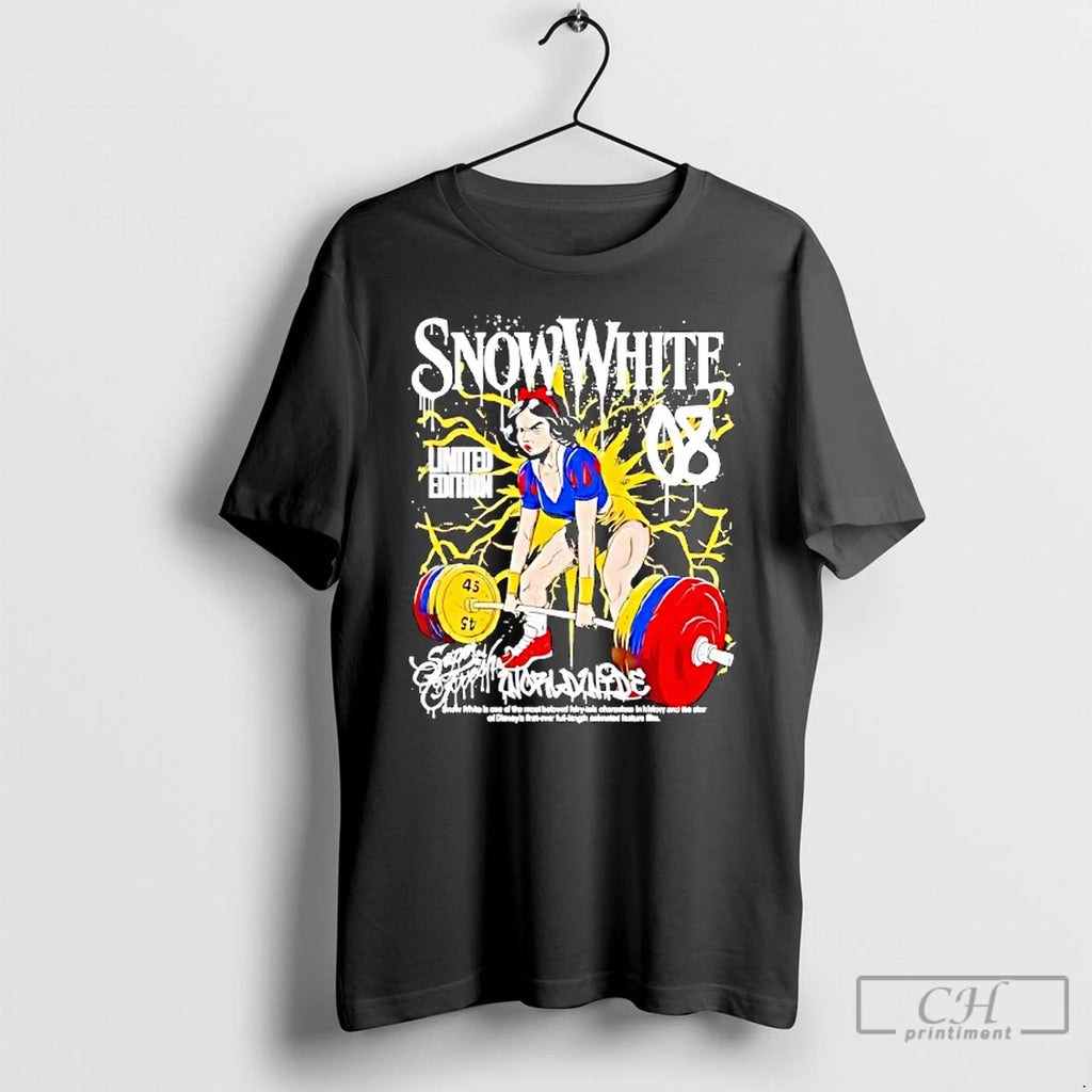 Classic Superfresh Snow White Lifting Weights T-Shirts, Hoodie, Sweatshirt | RetroVerseTees.com