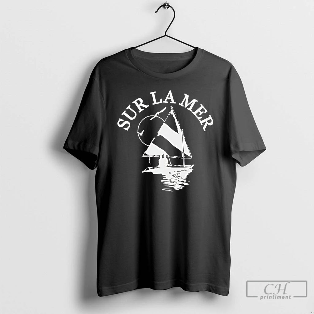 Classic Sur La Mer Sailboat T-Shirts, Hoodie, Sweatshirt | RetroVerseTees.com
