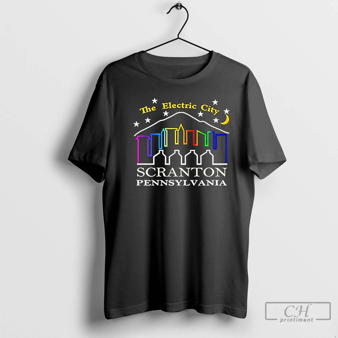 Classic The Electric City Scranton Pennsylvania T-Shirts, Hoodie, Sweatshirt | RetroVerseTees.com