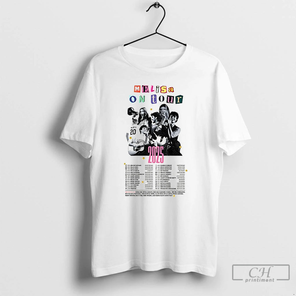 Classic Tour Melisa On Tour 2025 T-Shirts, Hoodie, Sweatshirt | RetroVerseTees.com