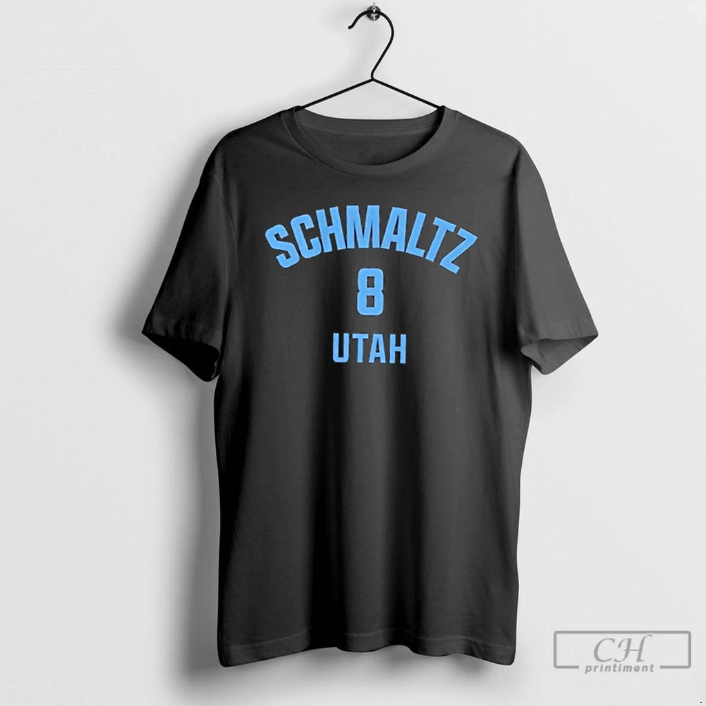 Classic Utah Mammoth Nick Schmaltz Utah Name And Number 8 T-Shirts, Hoodie, Sweatshirt | RetroVerseTees.com