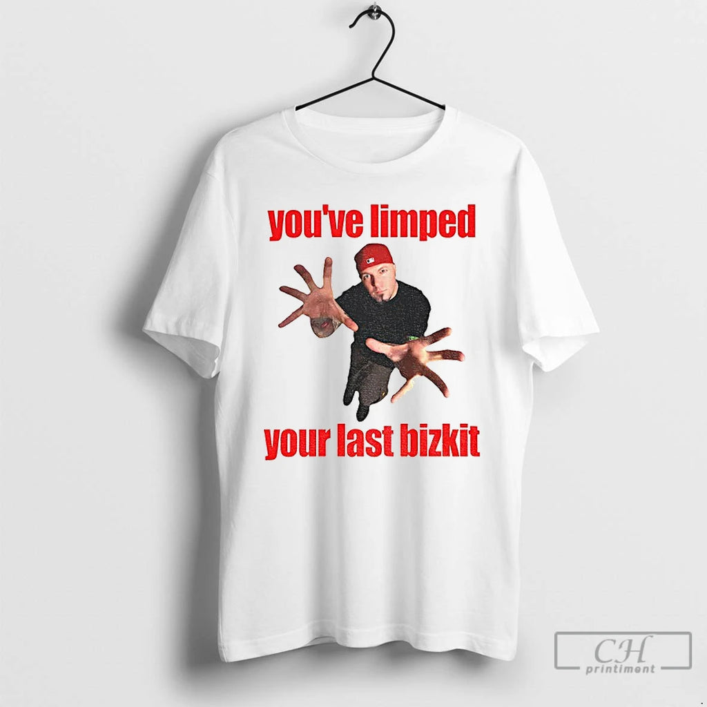 Classic Youve Limped Your Last Bizkit Nu Metal Emo T-Shirts, Hoodie, Sweatshirt | RetroVerseTees.com