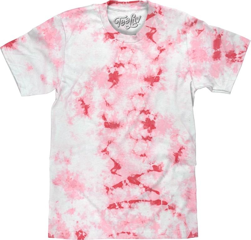 Cloud Wash T-Shirt - Red Tie Dye Hoodie, Sweatshirt | RetroVerseTees.com