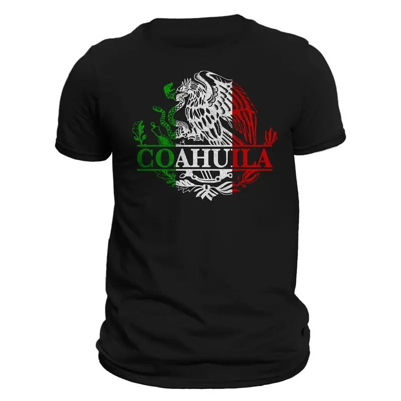 Coahuila Mexico Eagle Emblem Mexican T-Shirt Hoodie, Sweatshirt | RetroVerseTees.com