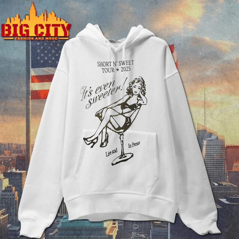 Cocktail glass Short N’ Sweet Tour It’s even Sweeter Live and In Person 2025 Shirt