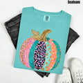Colorful Pattern Pumpkin Comfort Colors T-Shirt 'NLB' Hoodie, Sweatshirt | RetroVerseTees.com