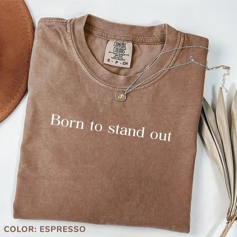 Comfort Color Born To Stand Out T-shirt, Back To School Shirt, Elementary Team Teacher Tee, Teacher Appreciation Gift...