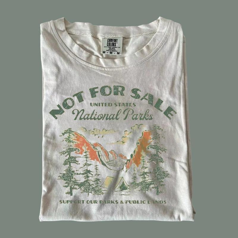 Comfort Color Vintage Protect Our National Parks Shirt, Subtle Anti Trump Shirt, Note for Sale, National Park unisex...